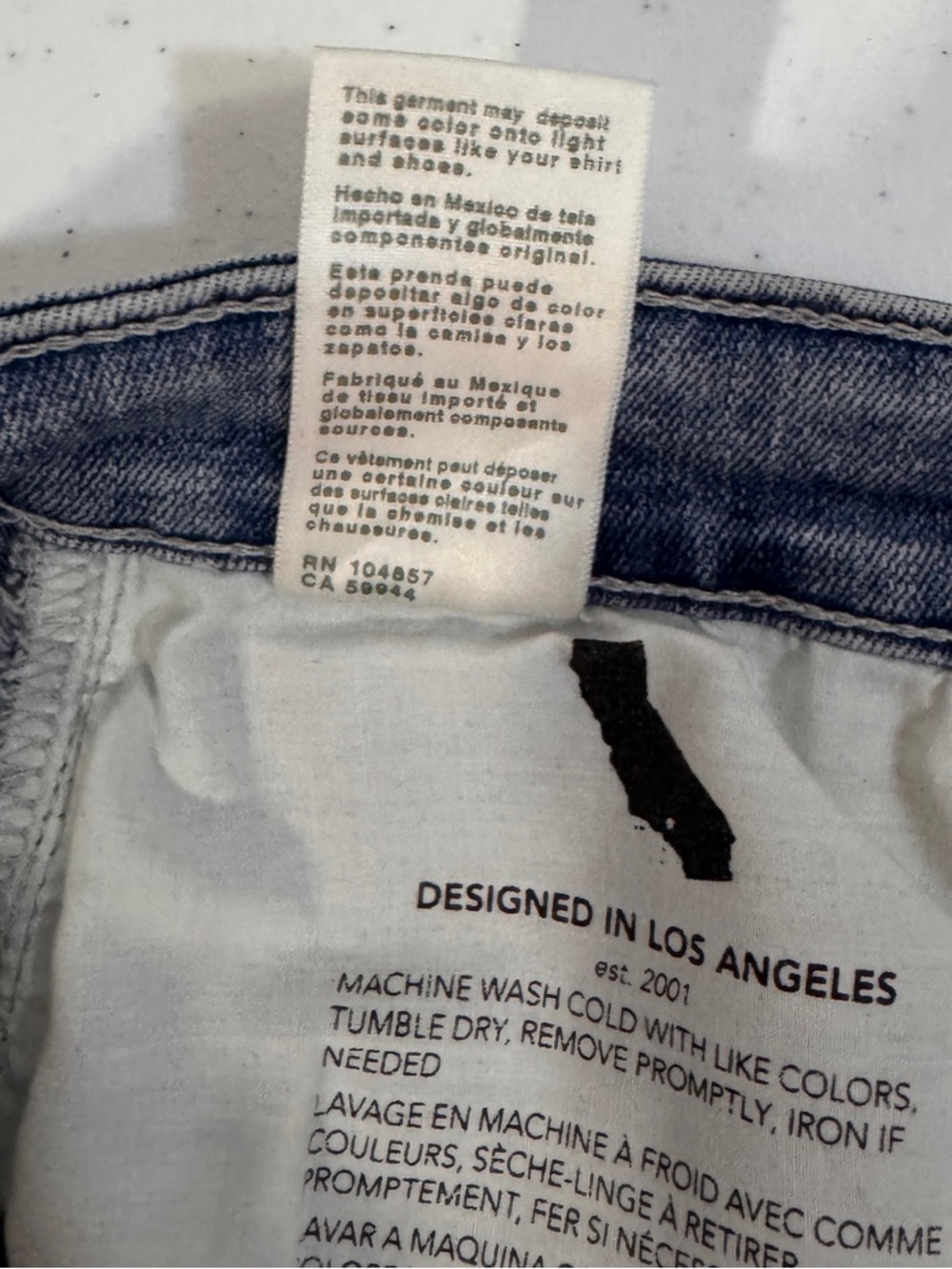 AG Adriano Goldschmied Farrah Boot Crop High Rise Jeans Size 30 - Picture 6 of 6